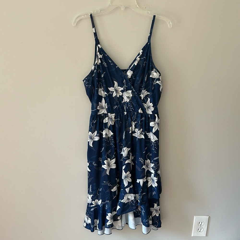 Floral ruffle dress